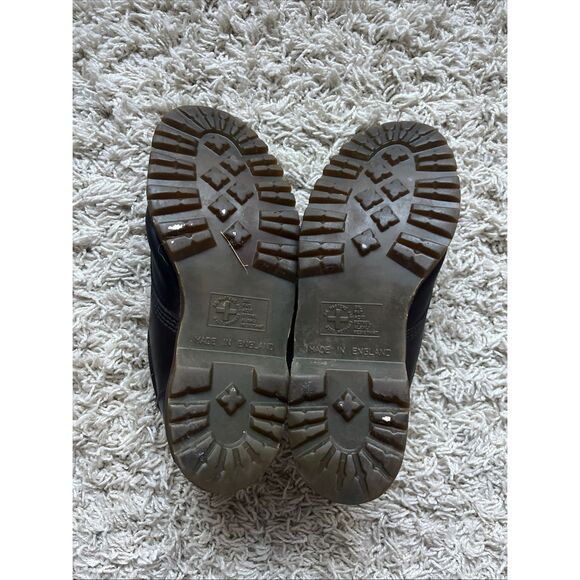 VTG Dr. Martens 8053 Brown Leather Oxfords Dress Shoes England US Mens 11 UK 10 - Picture 7 of 14